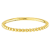 14k Yellow Gold Stackable Bead Ring