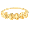 14k Yellow Gold Scallop Sea Shell Ring