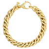 14k Yellow Gold 7.5in Bold Twisted Cable Bracelet 11mm Thick
