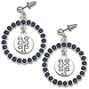 New York Mets Spirit Crystal Logo Earrings