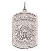 1in US Coast Guard Dog Tag - Sterling Silver