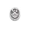 10k White Gold Masonic Diamond Tie Tac