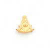10kt Yellow Gold 3/8in Past Master Mason Tie Tac