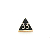 10k Yellow Gold 1/4in 33rd Degree Mason Triangle Tie Tac