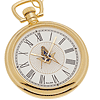 Gold-tone Masonic Pocket Watch with Chain
