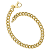 14k Yellow Gold Ladies' 7.5in Curb Link Bracelet 5.7mm Wide