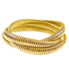 18k Yellow Gold Stretch Triple Tubogas Bracelet