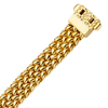 18k Yellow Gold Italian Flat Mesh Bracelet 7in