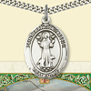 1in Pewter St Francis Medal with Prayer Card