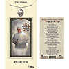 3/4in Pewter Pope Francis Medal with Prayer Card