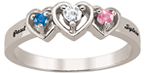 Sterling Silver Mine Yours Ours Promise Ring