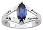 Sterling Silver Jubilant Class Ring