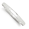 Sterling Silver 7in Slip-On Bangle Bracelet 6.25mm