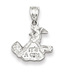 Sterling Silver It's A Girl Charm