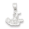 Sterling Silver It's A Boy Charm with Angel