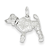 Sterling Silver Poodle Charm