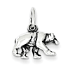 Sterling Silver 3-D Walking Bear Charm