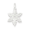 Sterling Silver Snowflake Charm with Heart