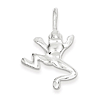 Sterling Silver 7/8in Frog Charm