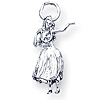 Sterling Silver Hula Dancer Charm