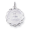 Sterling Silver 3/4in Happy Birthday Cake Charm