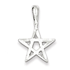Star Pendant 5/8in - Sterling Silver