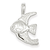 Sterling Silver 3/4in Angelfish Charm