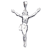 Sterling Silver 3 1/2in Jumbo Corpus Pendant