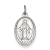 Miraculous Medal 13/16in - Sterling Silver