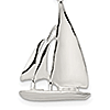 Sterling Silver 3-D Sailboat Charm