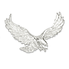 Sterling Silver 1 7/8in Eagle Pendant with Outstretched Wings