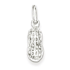 Sterling Silver 1/2in Peanut Charm