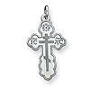 Sterling Silver 1 1/8in Eastern Orthodox Cross