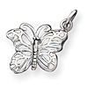 Sterling Silver Antique Butterfly Charm