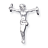 Sterling Silver 1 3/16in Corpus Pendant