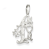 Sterling Silver #1 Mom Charm with Heart