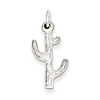 Sterling Silver 3/4in Cactus Charm
