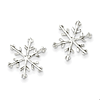 Sterling Silver Snowflake Post Earrings