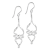 Sterling Silver Corkscrew Dangle Earrings