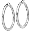 Sterling Silver 2 1/4in Round Hoop Earrings 5mm