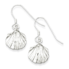 Sterling Silver Shell Dangle Earrings