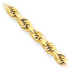 14kt Yellow Gold 2.25mm Diamond-cut Rope Chain