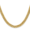 10k Yellow Gold Men's 24in Hollow Miami Cuban Link Chain 6mm