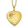 14k Gold-Filled with 12k Black Hills Gold Heart Locket