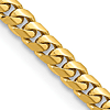 10k Yellow Gold 24in Solid Miami Cuban Link Chain Necklace 5mm