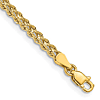 10k Yellow Gold Two Strand Rope Bracelet Solid With Lobster Clasp 7in