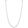 10k White Gold 16 inch Diamond-cut Cable Chain With Lobster Clasp 1.8mm