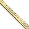 10k Yellow Gold 18in Silky Herringbone Chain 3mm