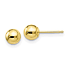 10k Yellow Gold 5mm Ball Post Earrings