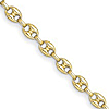 Herco 14k Yellow Gold Men's 8.5in Solid Mariner Link Bracelet 8.1mm